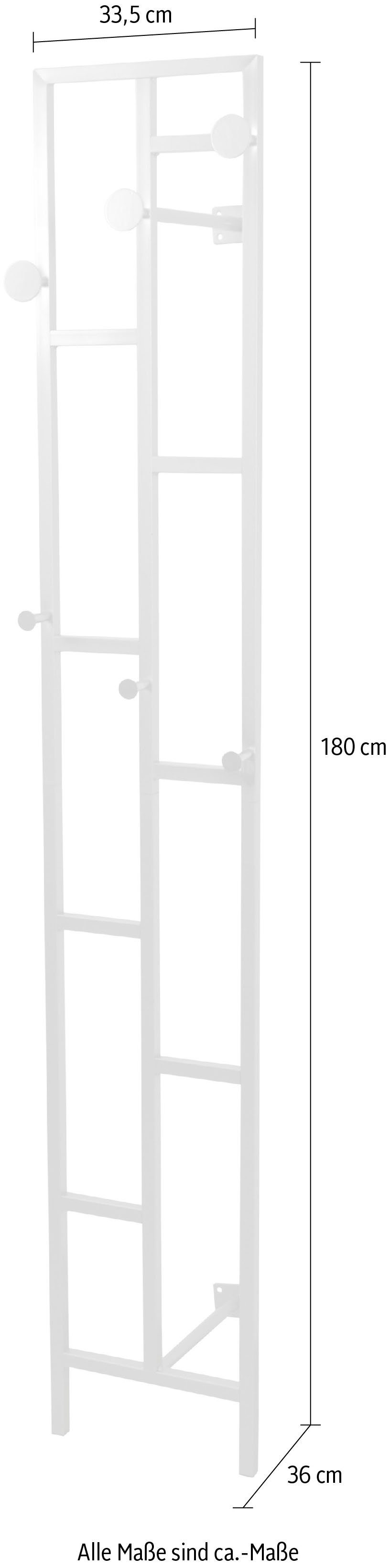 INOSIGN Wandgarderobe, aus Metall, Höhe 180 günstig online kaufen