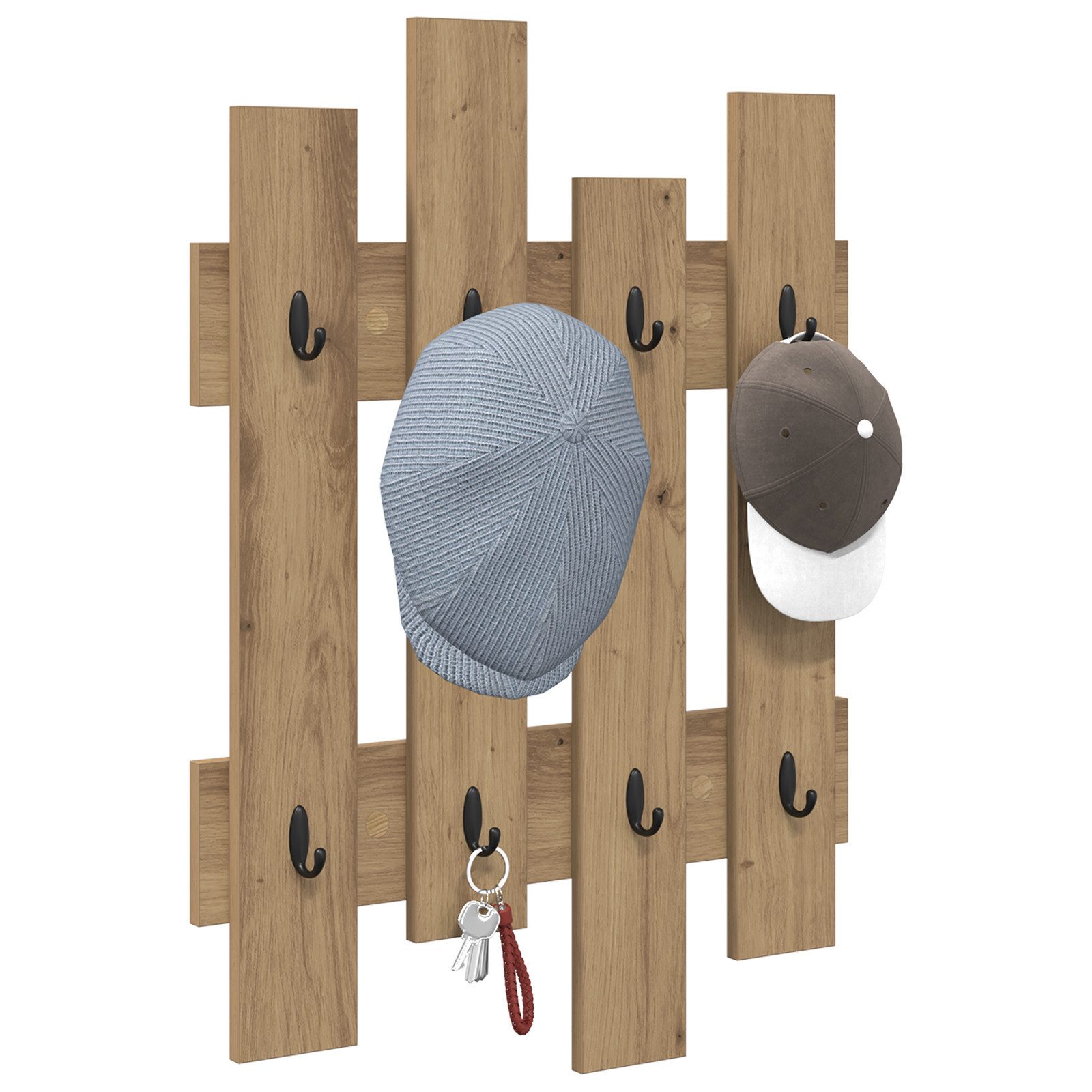 vidaXL Regal Wandmontierter Kleiderständer mit Speicher, günstig online kaufen