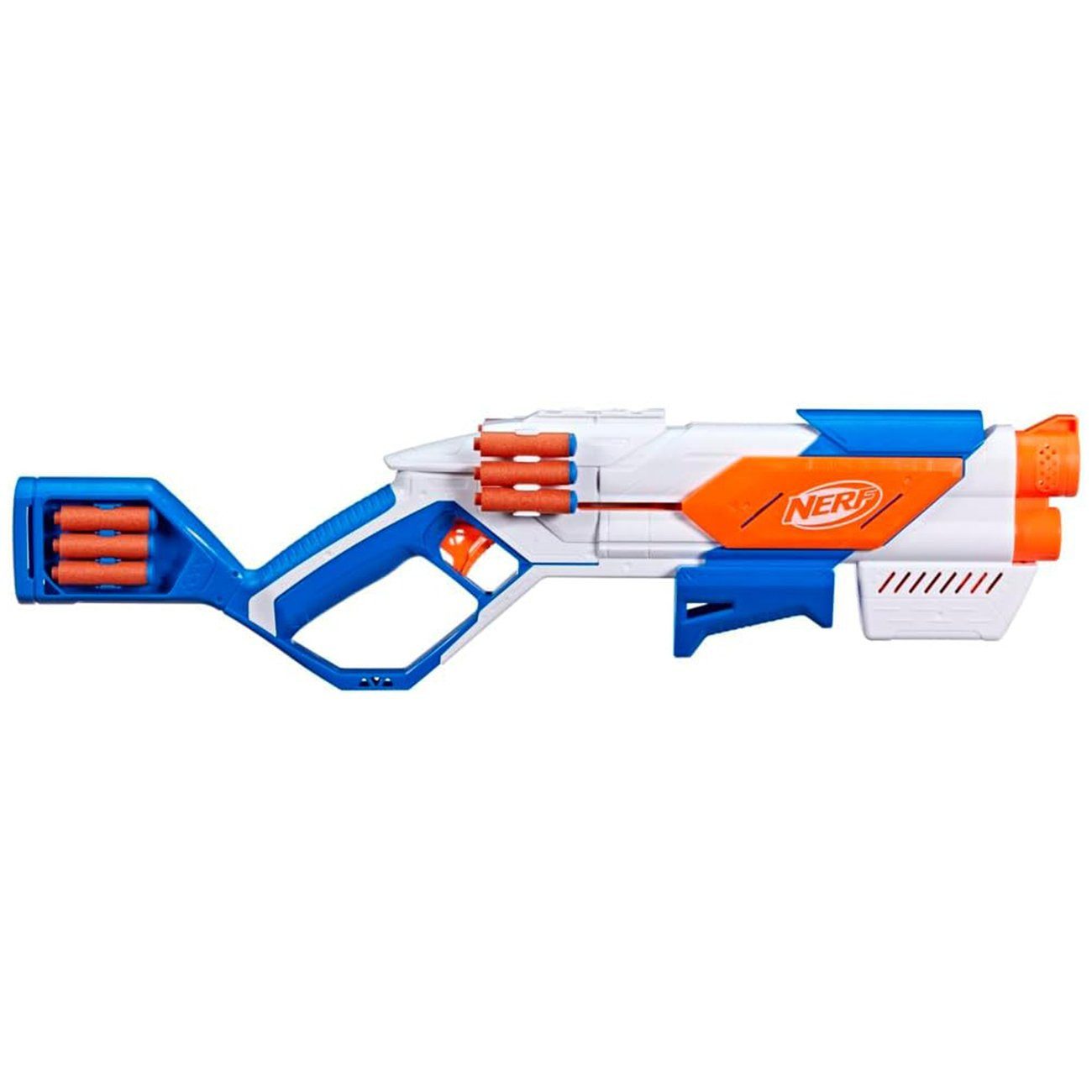Hasbro Blaster NERF N SERIES STRIKEBACK + 100 N1 Darts Nachfüllpa, Das Nerf N Series Strikeback Bundle kombiniert einen Blaster mit mecha