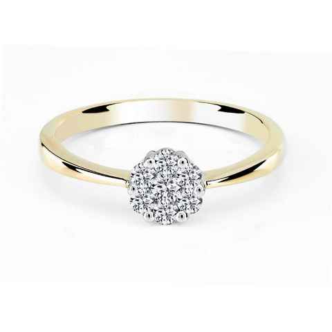 Adam & Eve Verlobungsring Verlobungsring Brillantring 585/- Gelbgold 0,25 ct.