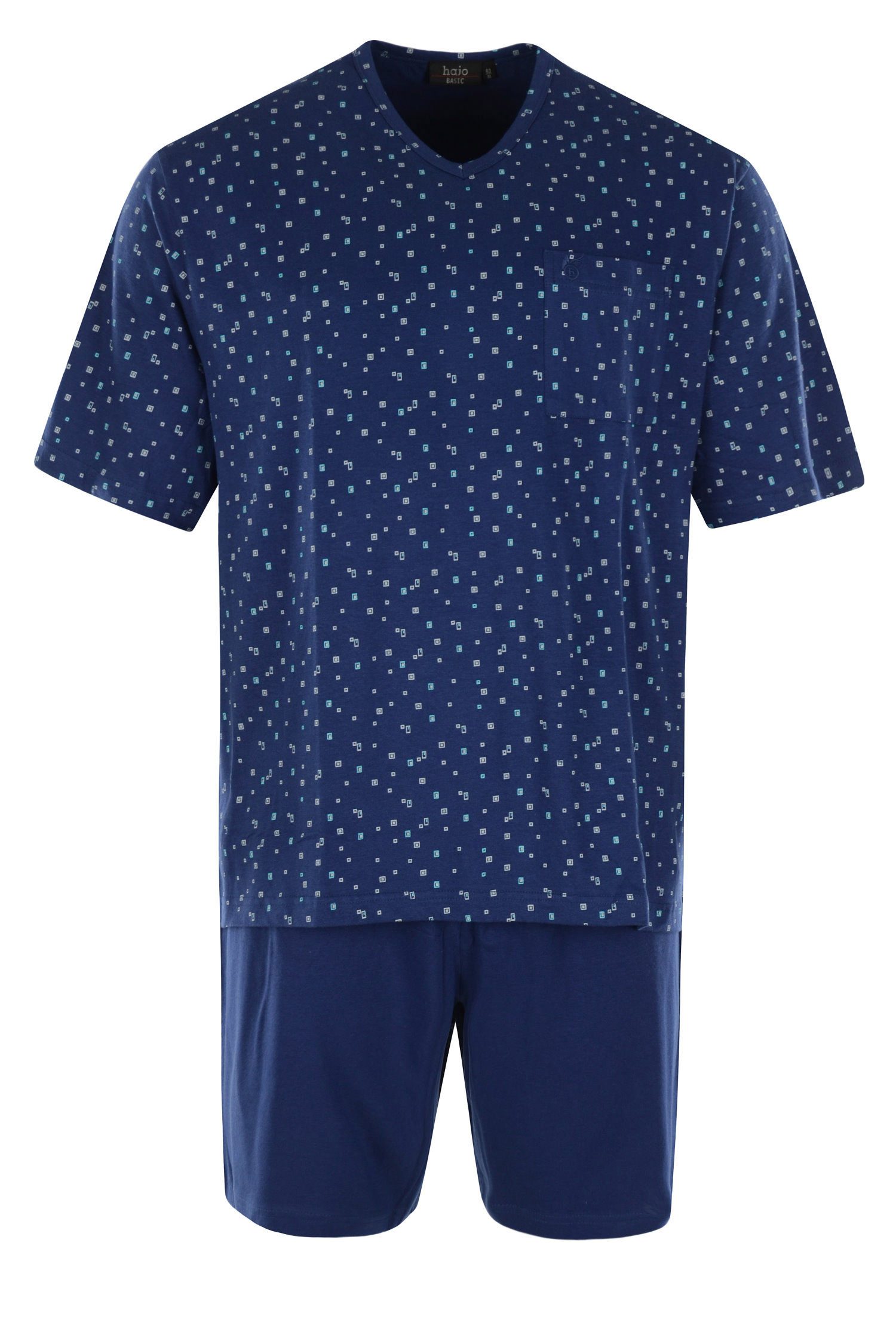 Hajo Shorty Herren Schlafanzug kurz (2 tlg) Baumwolle
