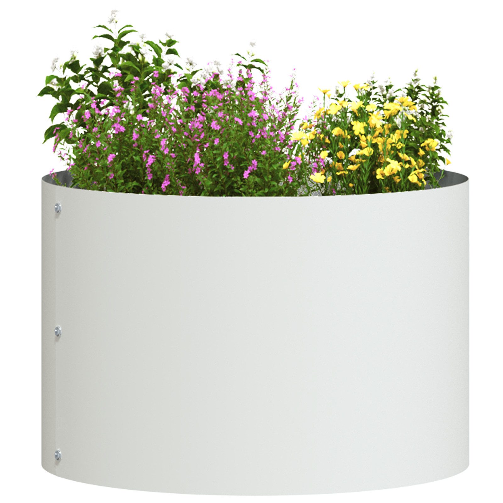 vidaXL Blumentopf Weiße Keramiktöpfe Weiß Keramik günstig online kaufen
