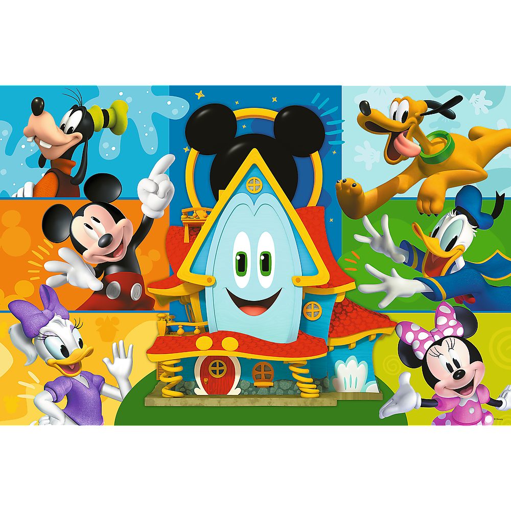 Trefl Puzzleteile, Mickey Trefl in Mouse Europe 24 14351 Disney Puzzle, Made Puzzle