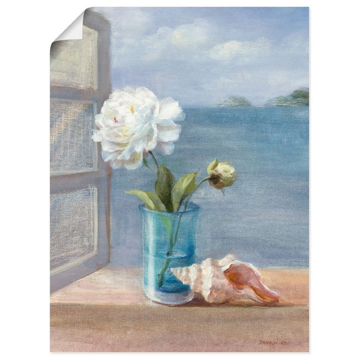 Artland Wandbild Küsten Blumen I Arrangements (1 St) als Leinwandbild Wandaufkleber oder Poster in versch. Größen