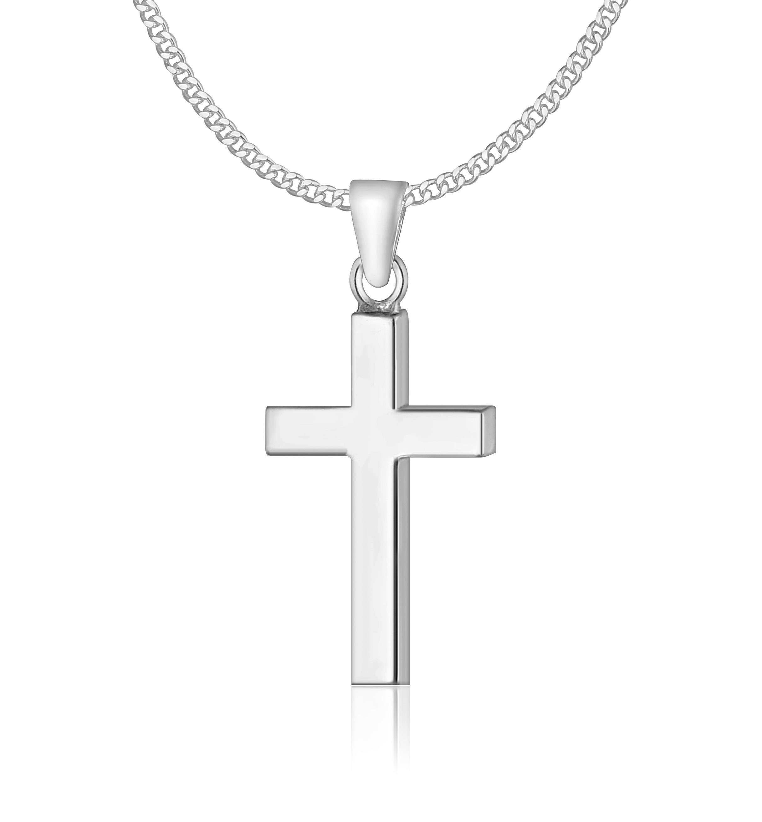 NAHLE Panzerkette Kreuz Silberkette Kreuz Kette günstig online kaufen