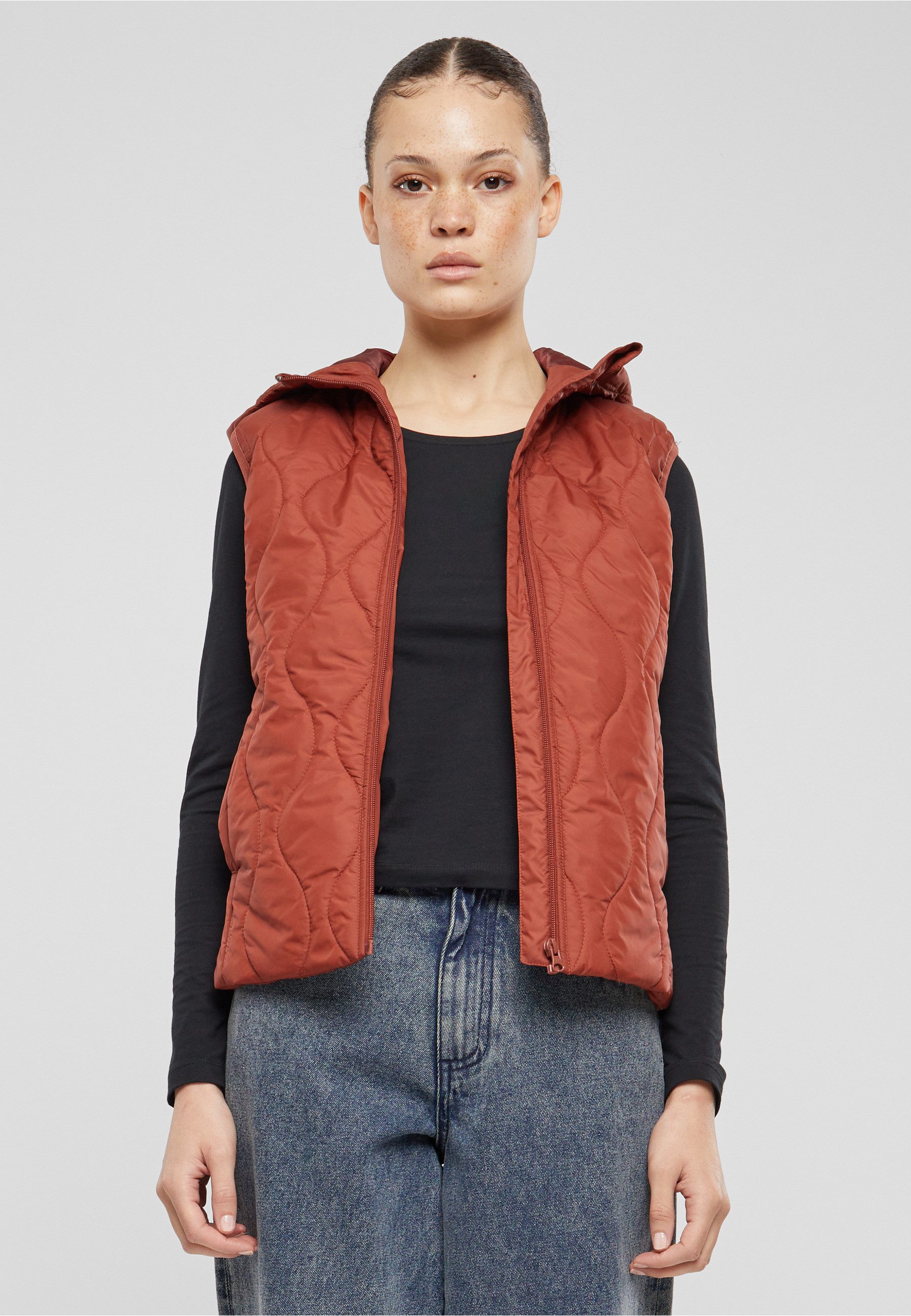 URBAN CLASSICS Steppweste Urban Classics Ladies Super Light Puffer Vest
