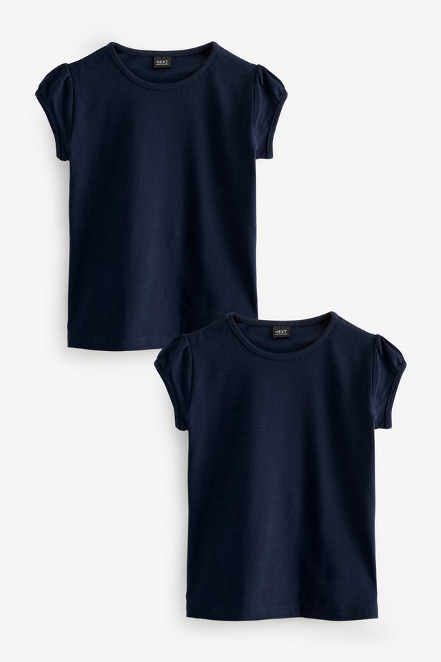 Next T-Shirt T-Shirts mit Puffärmeln, 2er-Pack (2-tlg)