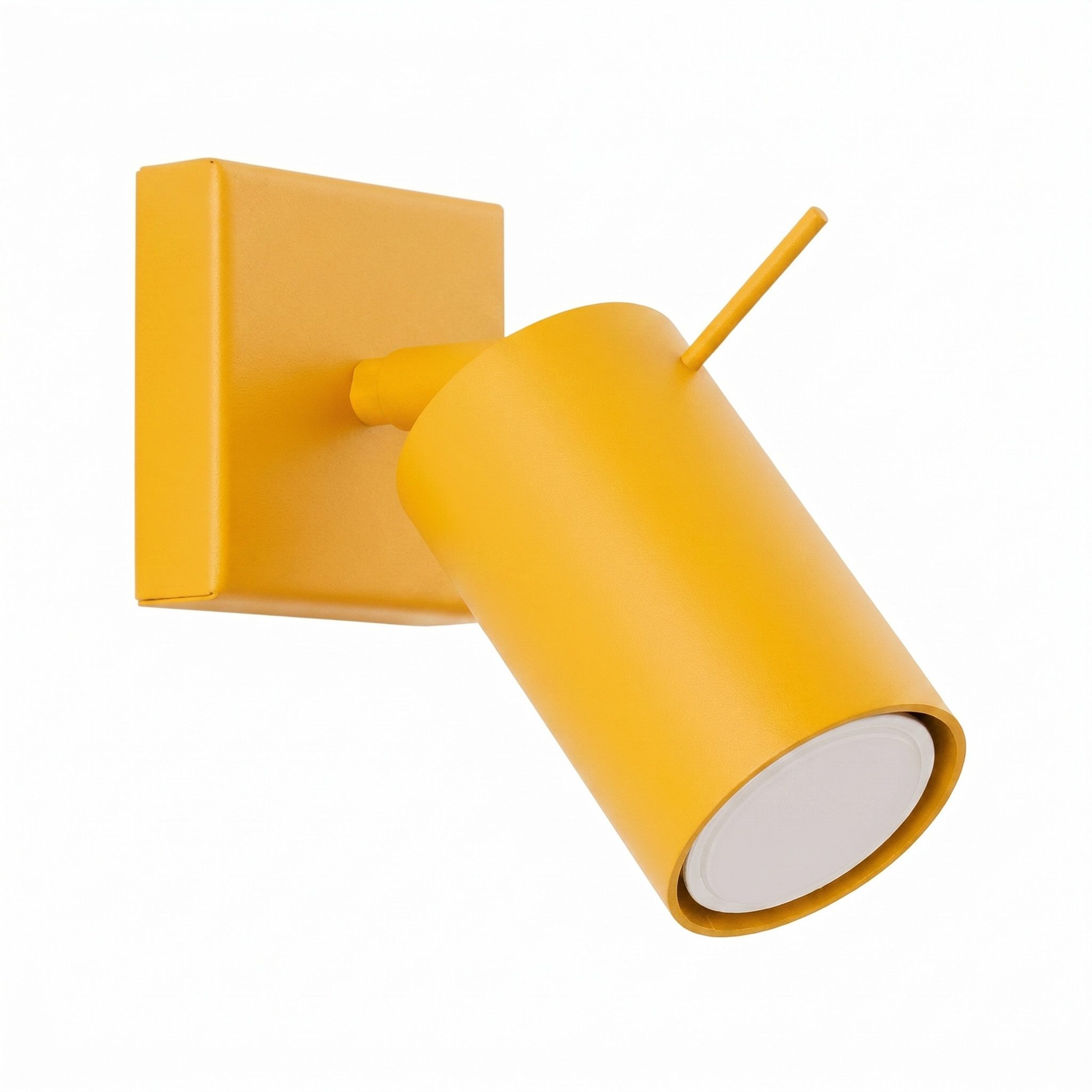 SOLLUX lighting Wandleuchte Wandleuchte RING gelb, Nicht enthalten