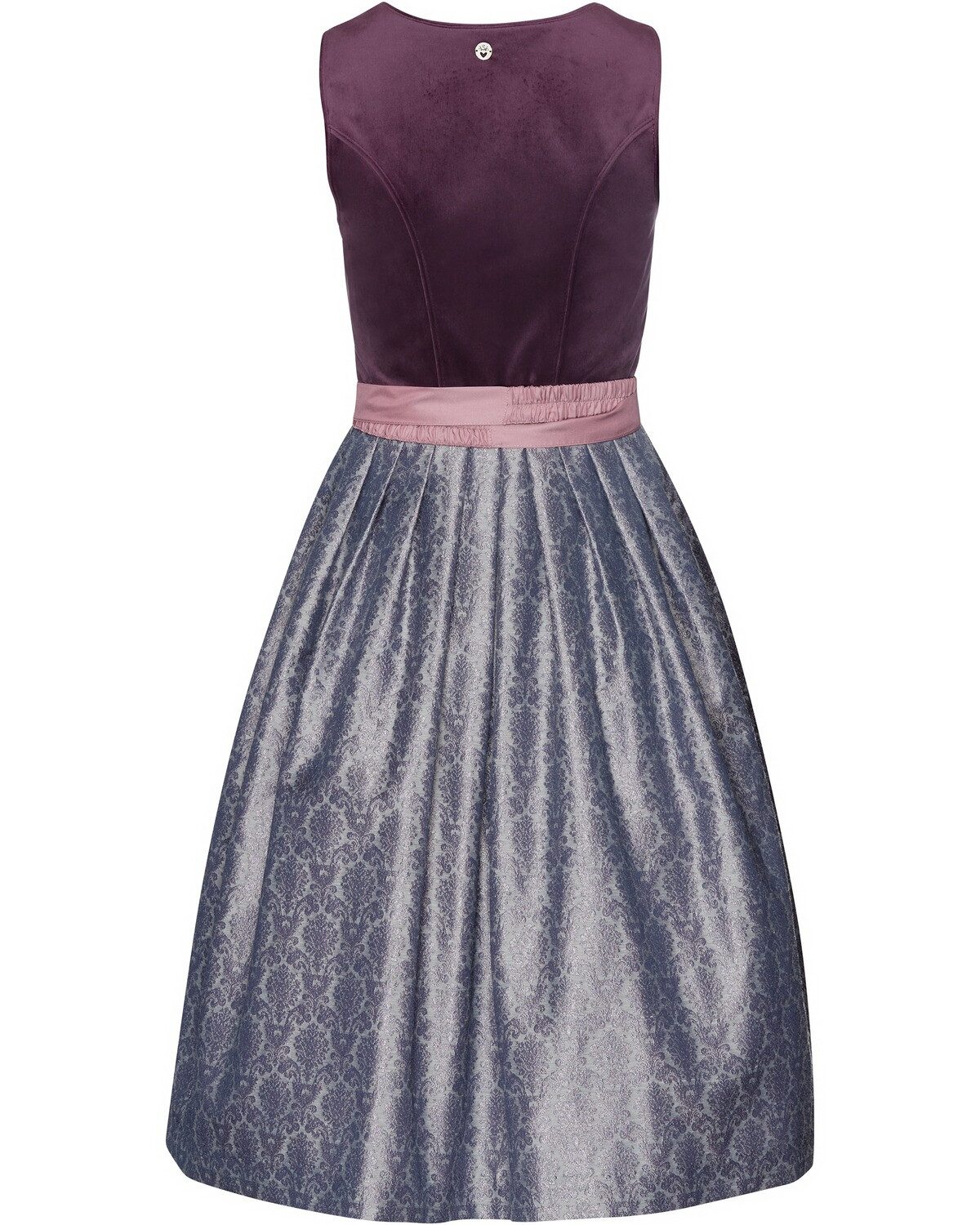 Spieth & Wensky Dirndl Samt Midi-Dirndl Elli günstig online kaufen