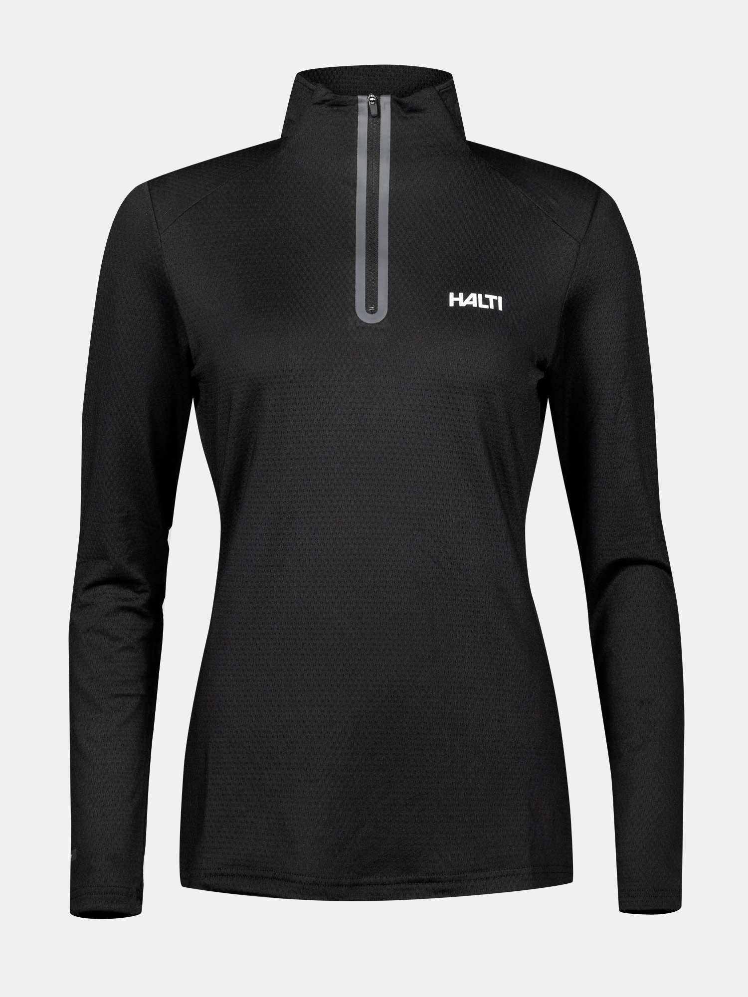Rollkragenpullover Jaako Women Half Zip Shirt BLACK