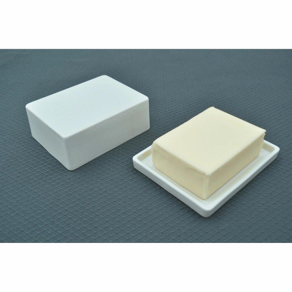 Depot4Design Butterdose Smart S, Porzellan, für 125g Butter, Schlicht und elegant