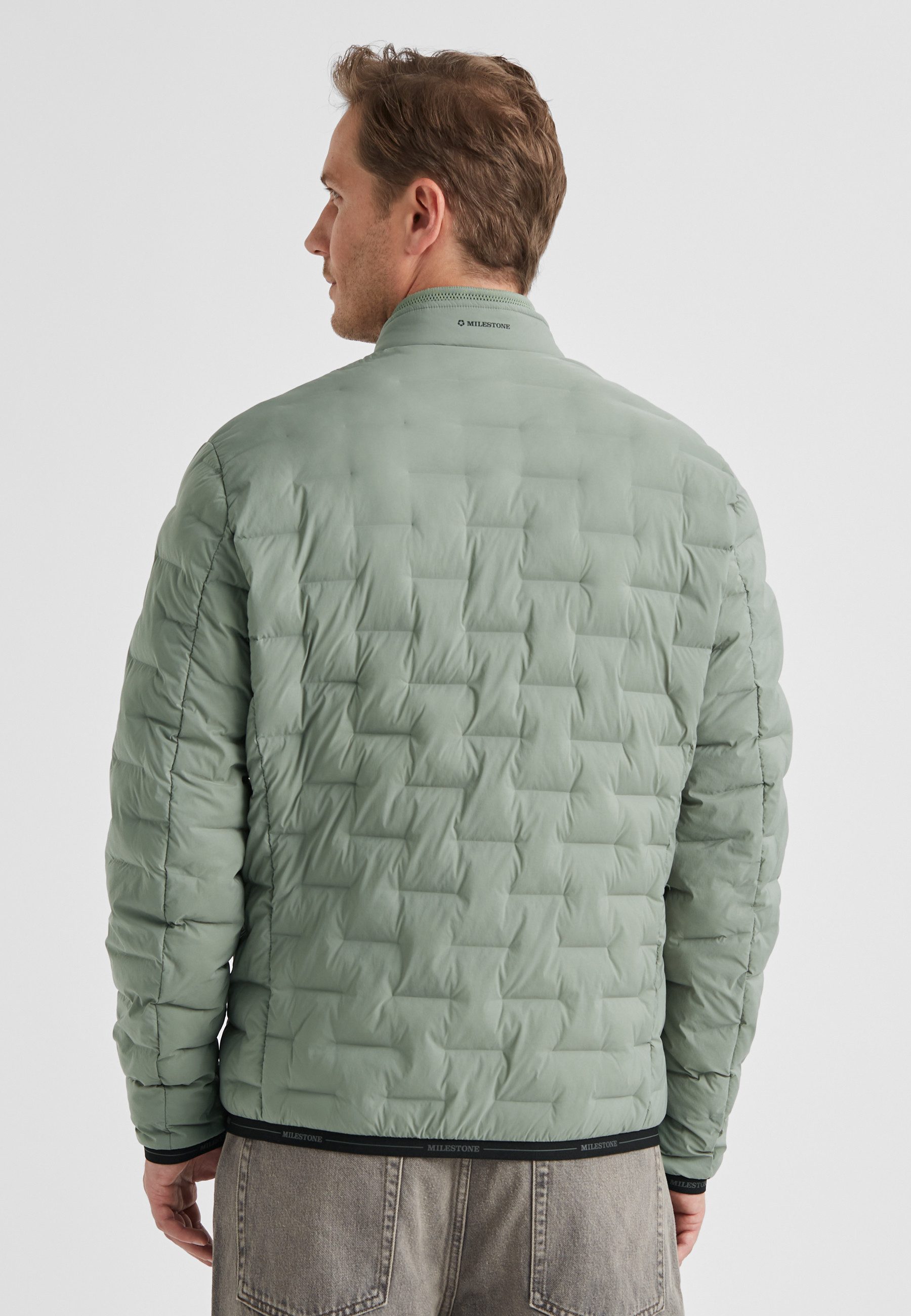 Milestone Steppjacke MSHopper Herren Übergangsjacke Jacke gesteppt normale Passform