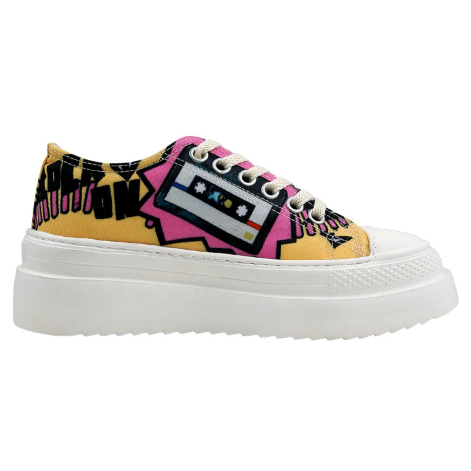 DOGO Freya Low-Top Sneaker Rock On Damen Sneaker Sneaker Handgefertigt