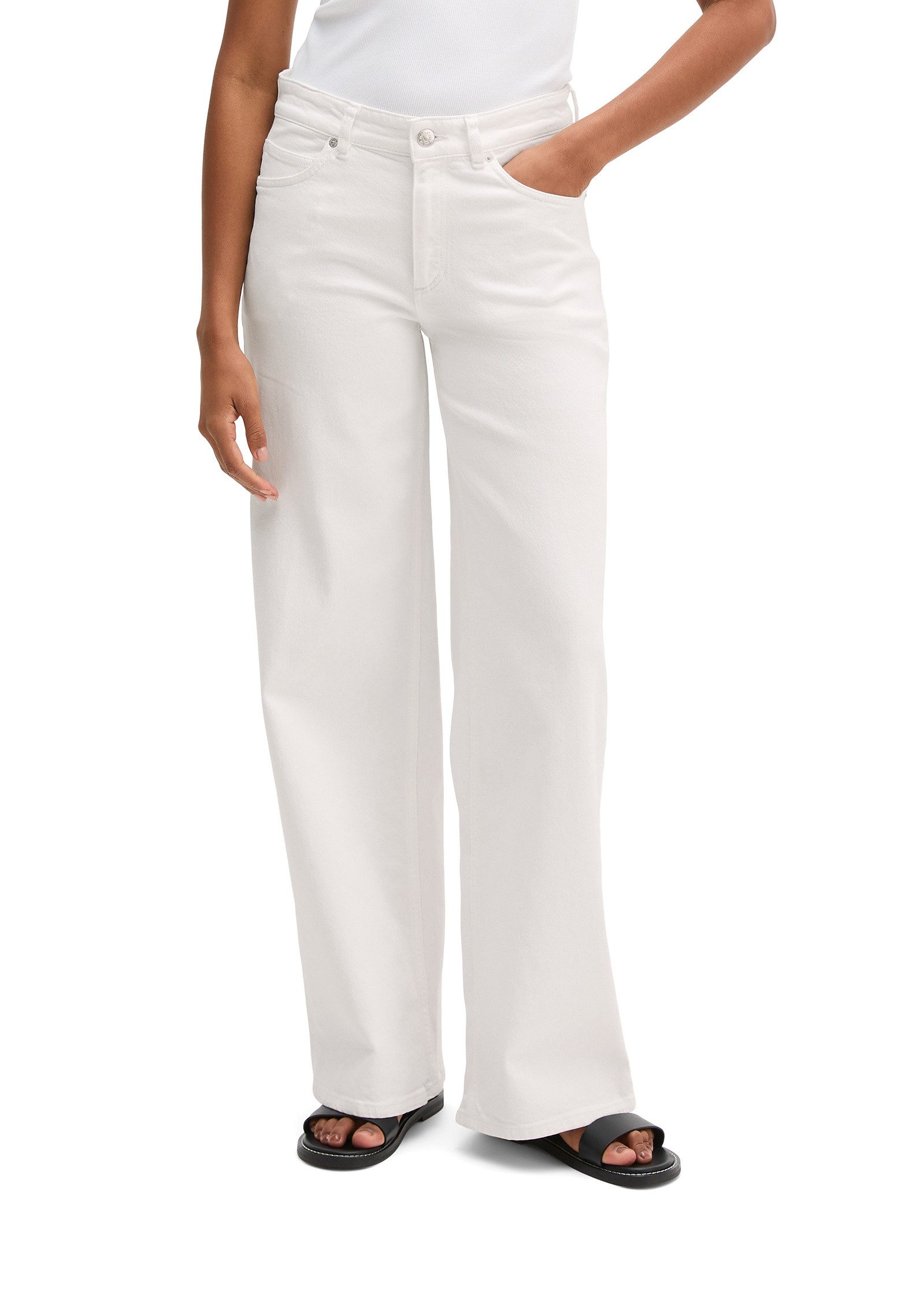 Weite Jeans aus Organic Cotton