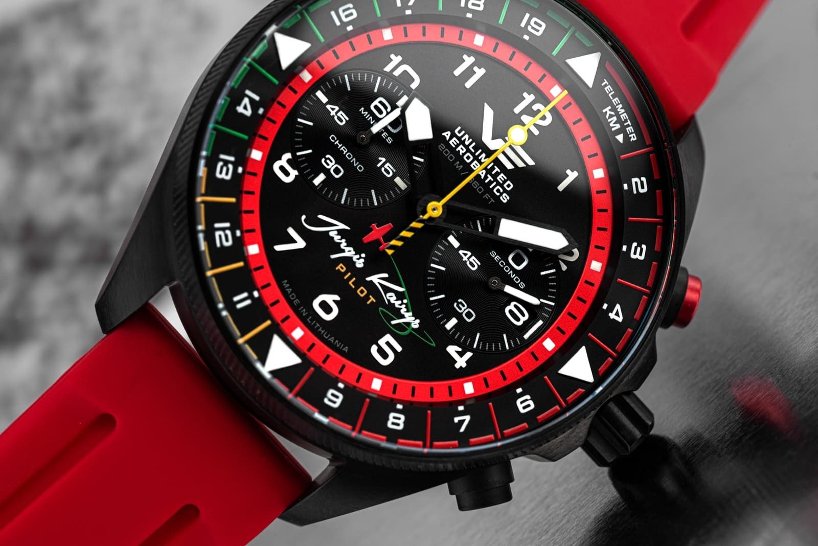 Vostok Europe Chronograph Jurgis Kairys 326C794-S Special Edition 46 mm