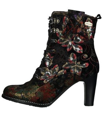 LAURA VITA Stiefelette Leder/Textil Schnürstiefelette