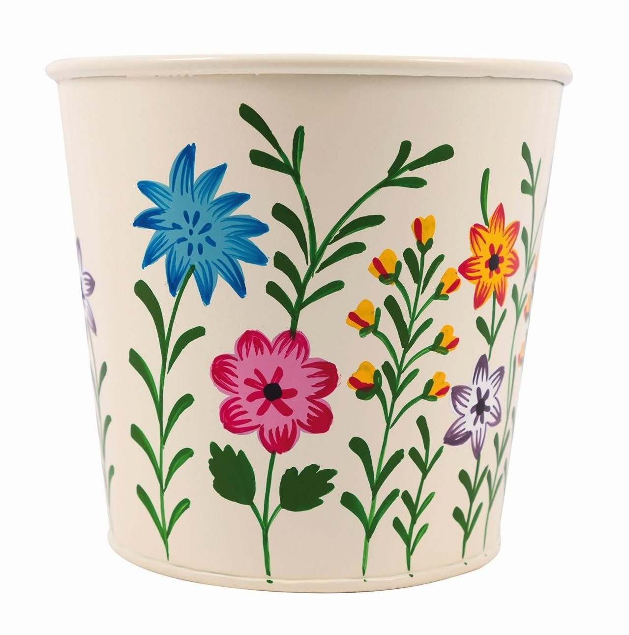 El Puente Blumentopf Blumentopf "Sommerwiese", Handmade, Fair Trade