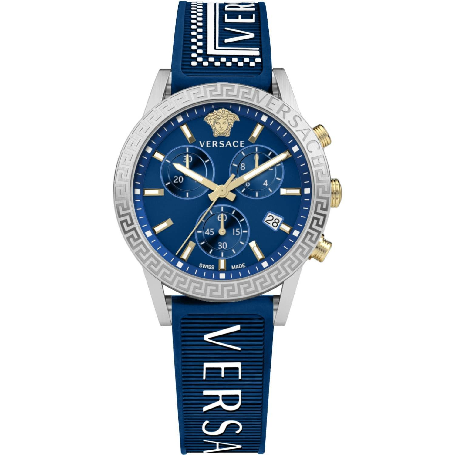 Versace Chronograph Chronograph für Damen, (1-tlg., Armbanduhr)