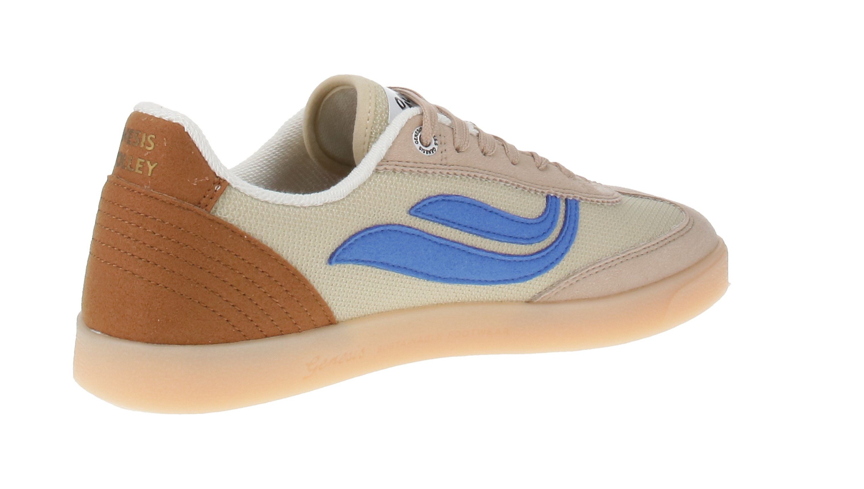 Genesis Footwear Genesis 1005852 G-Volley Mesh - Herren Sneaker - Beige-L.Brown-Sand Sneaker