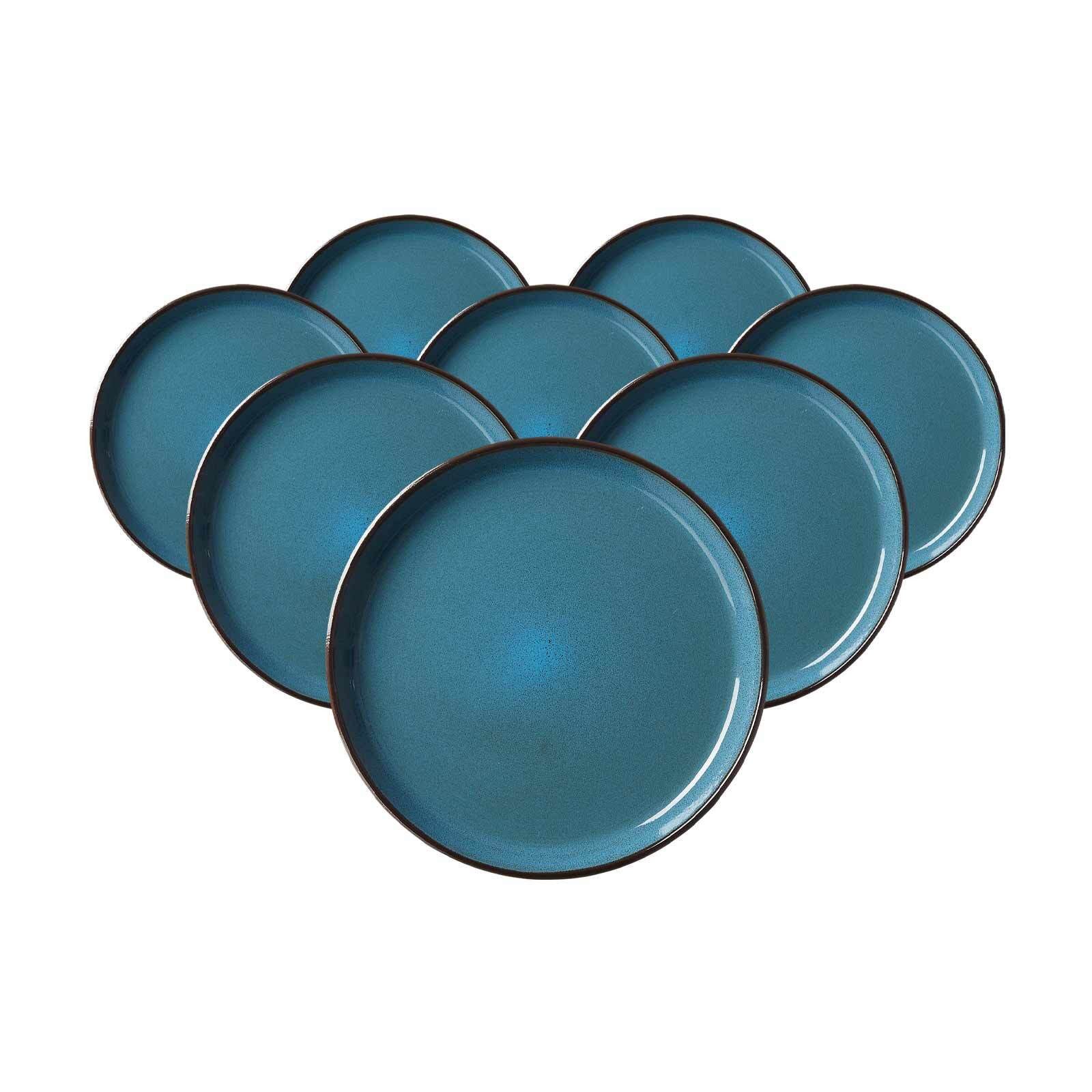 Ritzenhoff & Breker Frühstücksteller Visby Dessert-Teller ø 20,5 cm 8er Set, (8 St)