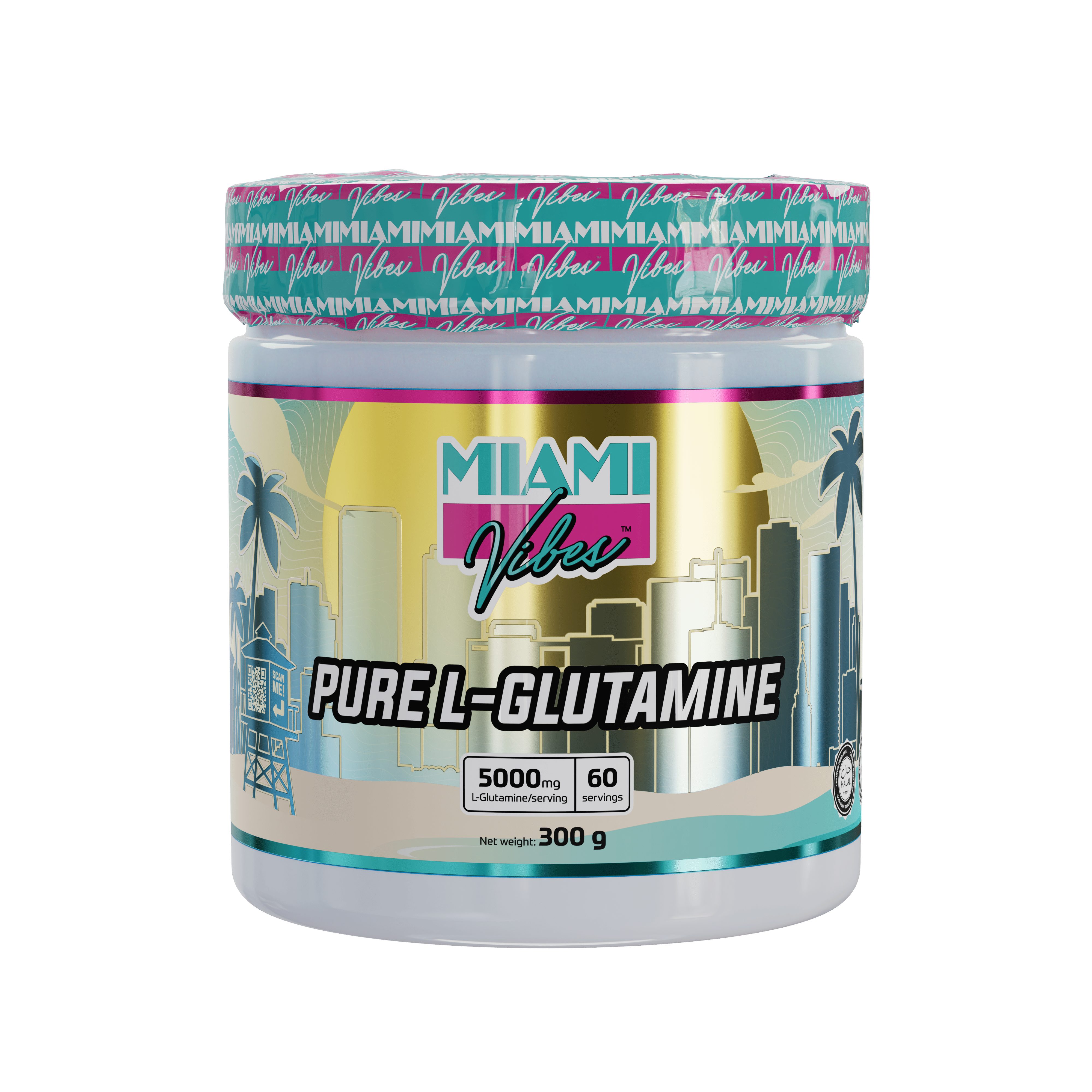 Miami Vibes MIAMI VIBES® PURE L - GLUTAMINE 300g Pulver