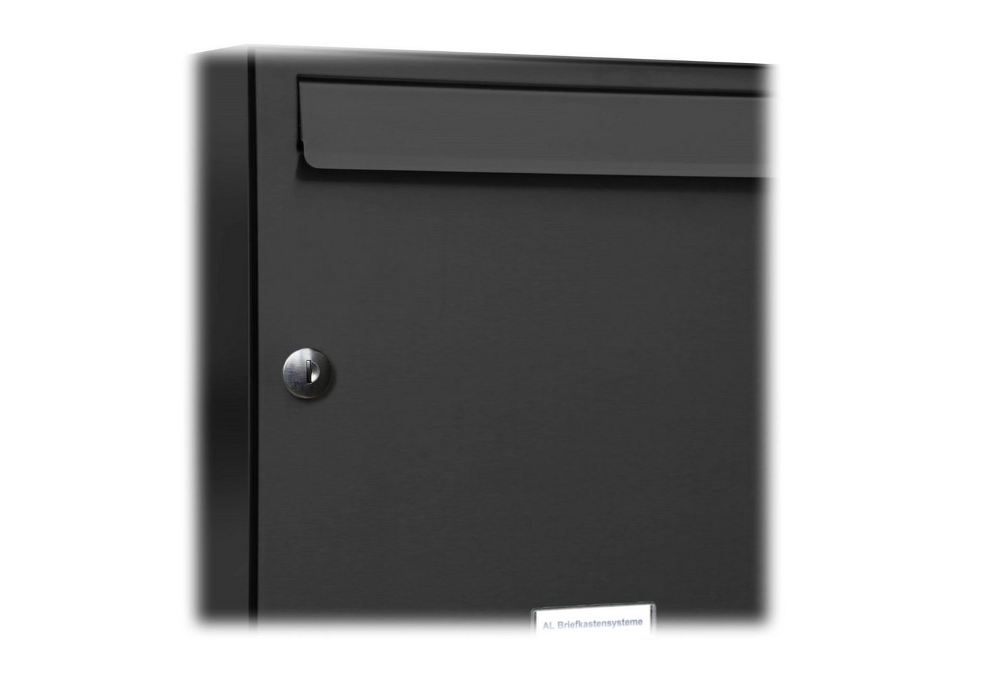 Thumbnail - AL Briefkastensysteme Wandbriefkasten 3 Fach Premium Briefkasten A4 in RAL 7016 Anthrazit Grau wetterfest