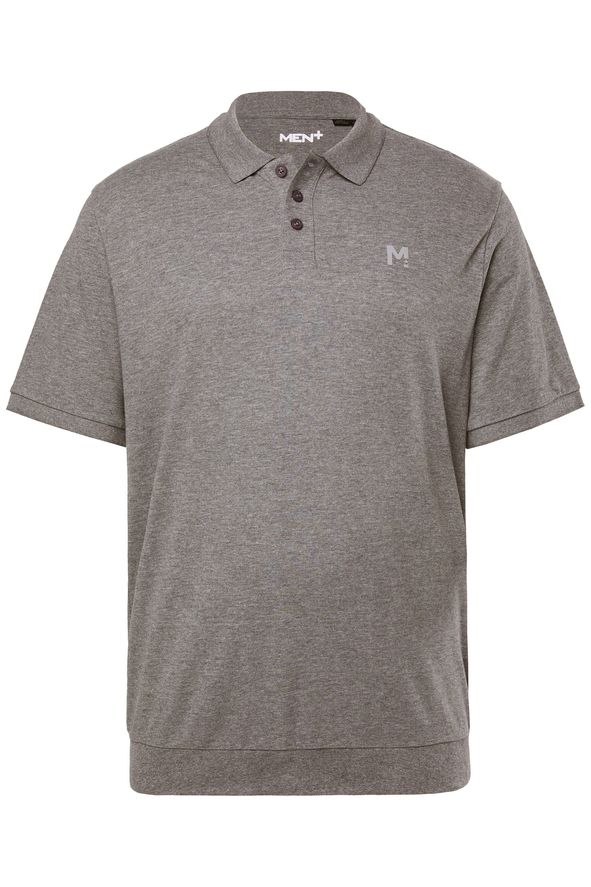 Men Plus Poloshirt Men+ Poloshirt Bauchfit Basic Piqué Halbarm günstig online kaufen
