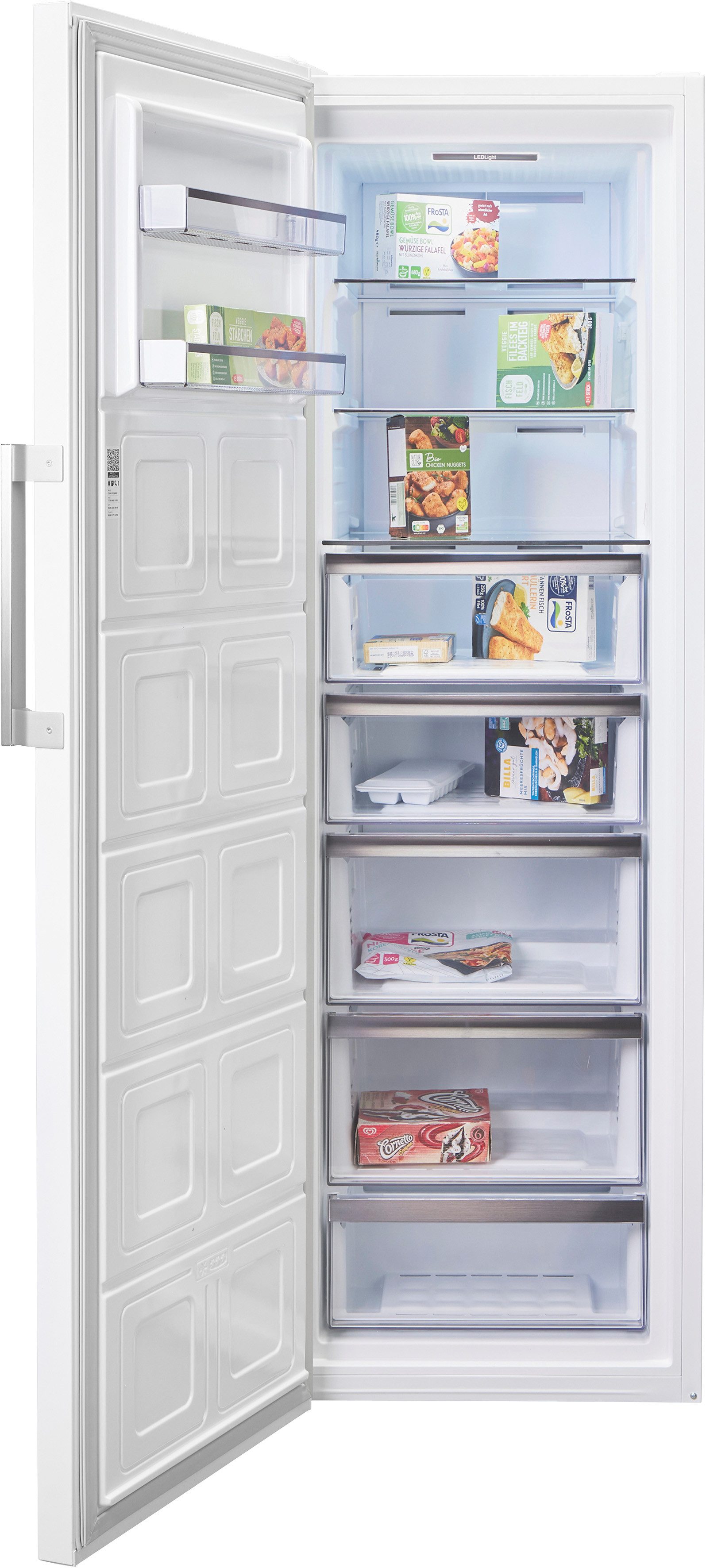 BAUKNECHT Gefrierschrank NoFrost GKN W18660C, 186,5 cm hoch, 59,7 cm breit, No Frost - nie wieder abtauen – Bild 2 von 5