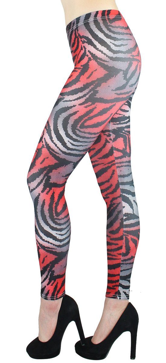 dy_mode Leggings Damen Leggings Tiger Muster günstig online kaufen