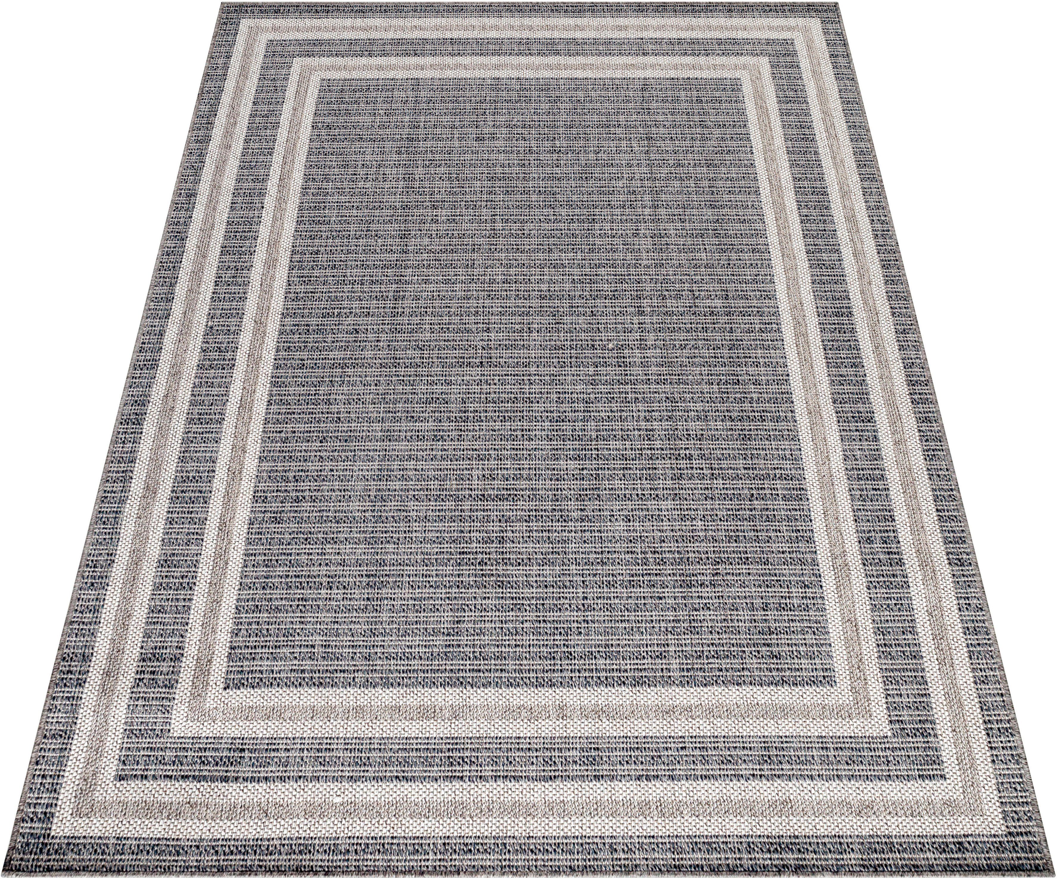 Ayyildiz In- und Outdoor-Teppich Aruba 4901 Grau 240 cm x 340 cm günstig online kaufen
