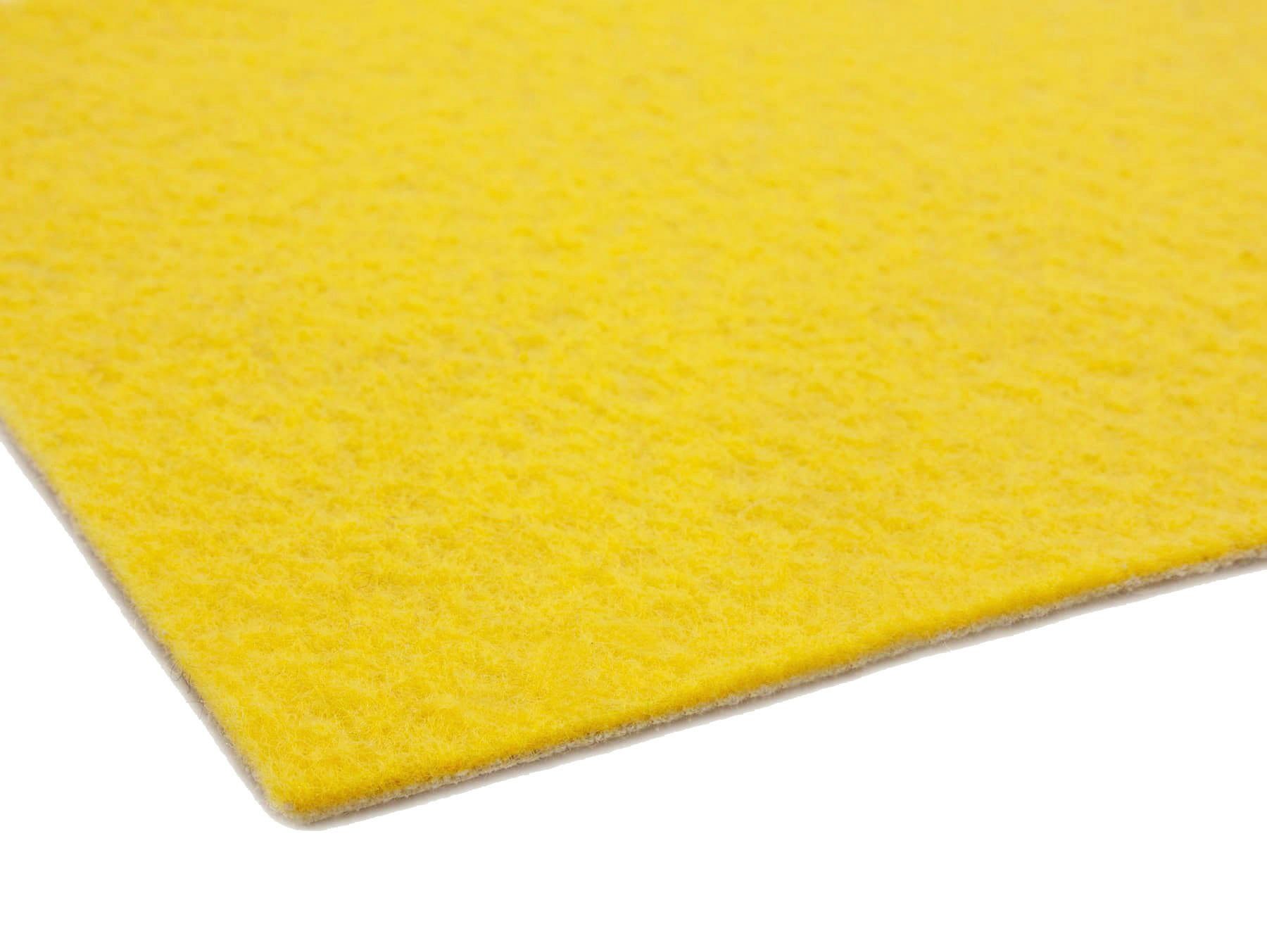 Primaflor-Ideen in Textil Läufer PODIUM, Made in Belgium, rechteckig, Höhe: 2,6 mm, Breite 100 cm, robuster Nadelfilz, Uni-Farben
