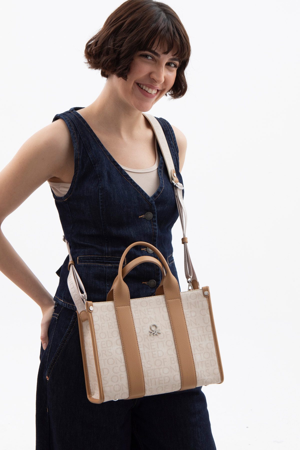 United Colors of Benetton Henkeltasche 2-in-1 günstig online kaufen