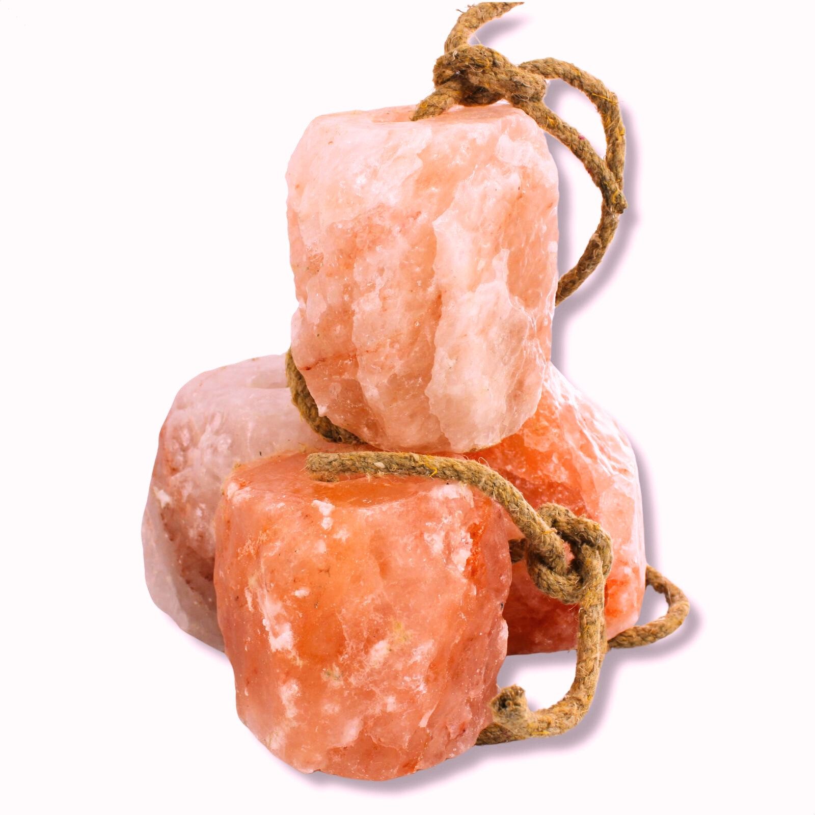 Lyra Pet 6 Stk. Lyra Horse® Salzleckstein Himalaya mit Seil - je ca. 2-3 kg Salz, 6St.