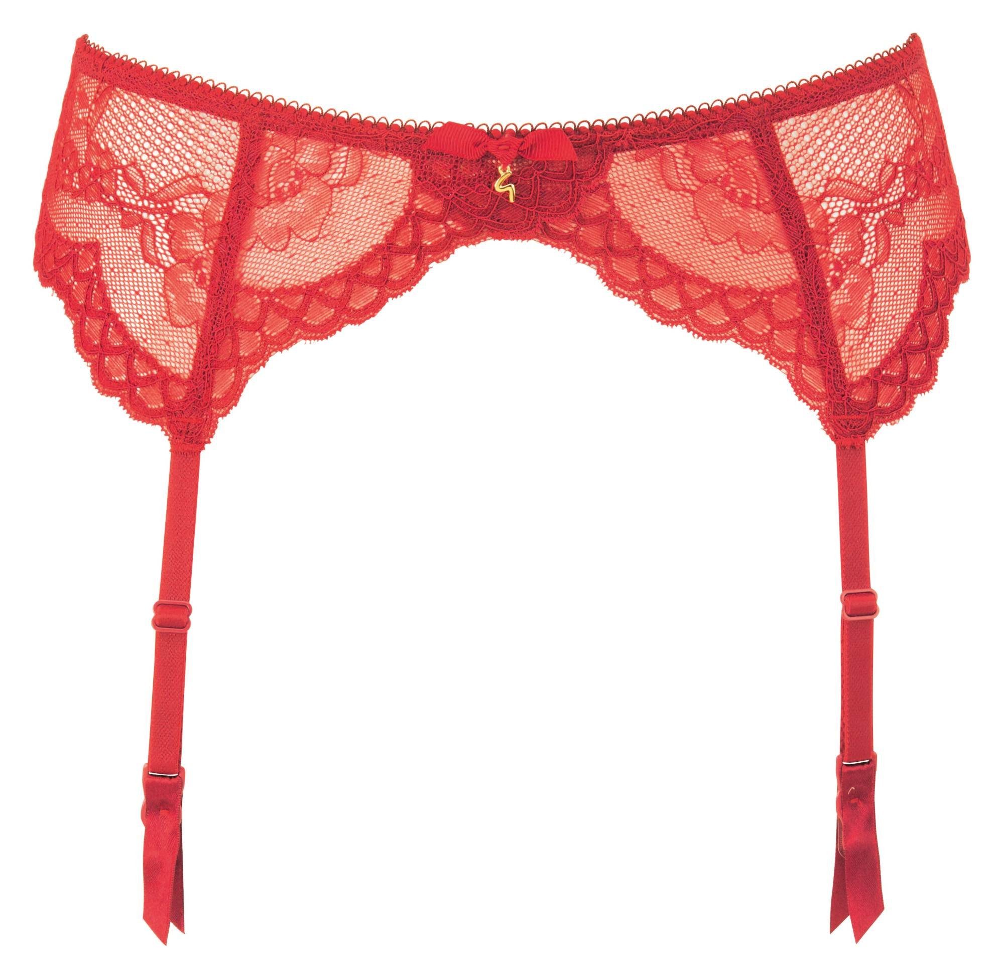 Gossard Strapsgürtel Lace Strumpfgürtel Chilli Red günstig online kaufen