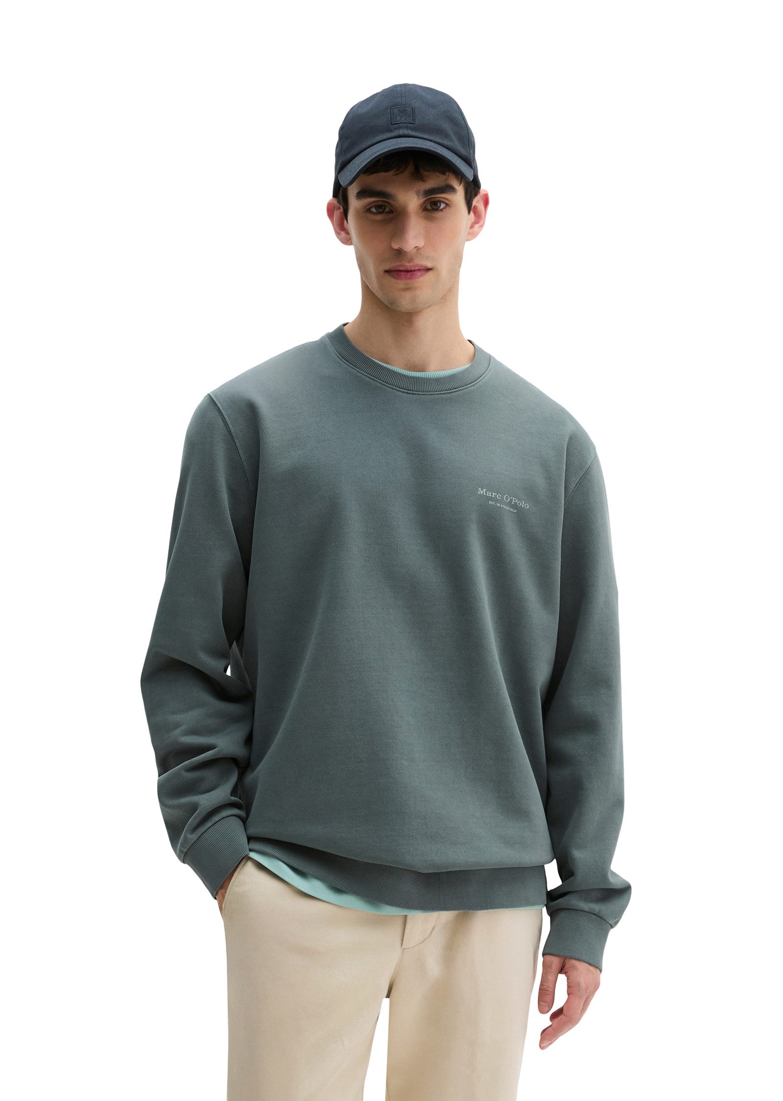 Marc O'Polo Sweatshirt regular fit mit Logoprint auf der Rückseite günstig online kaufen