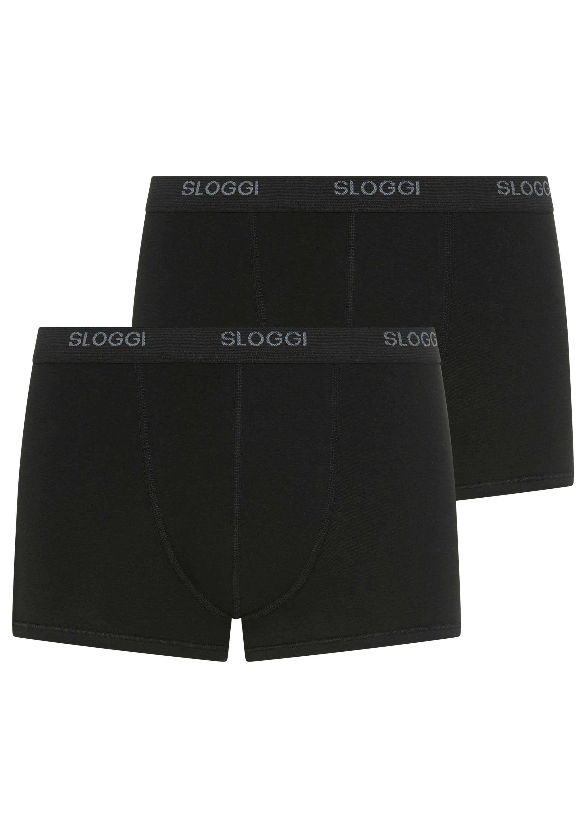 sloggi Boxershorts Men Basic (2er Pack) Single Jersey, Baumwollmischung, oh günstig online kaufen