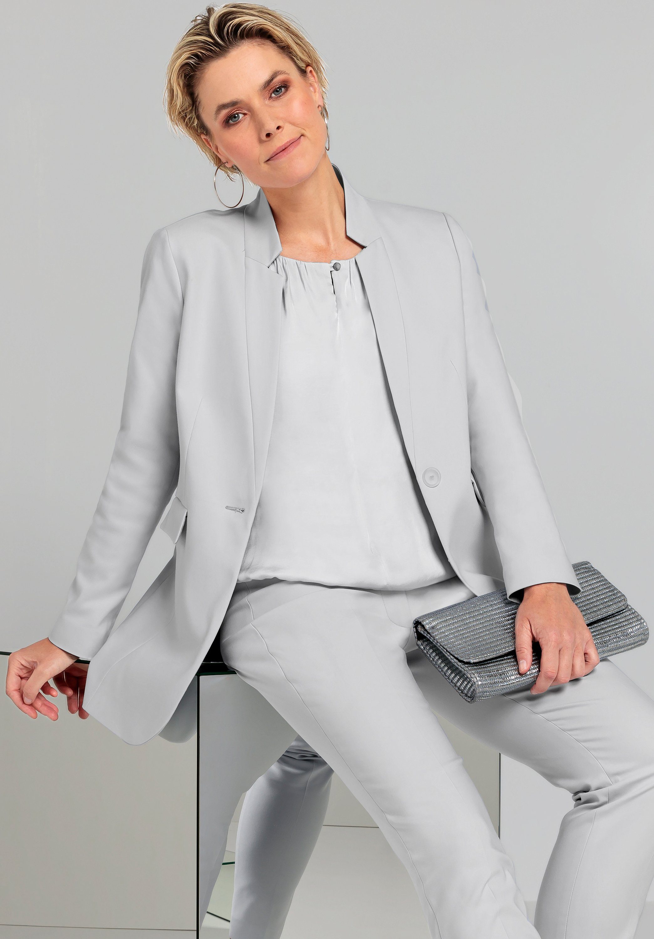 bianca Longblazer CLARA in modernem edlen Look in der Trendfarbe 'quartz'