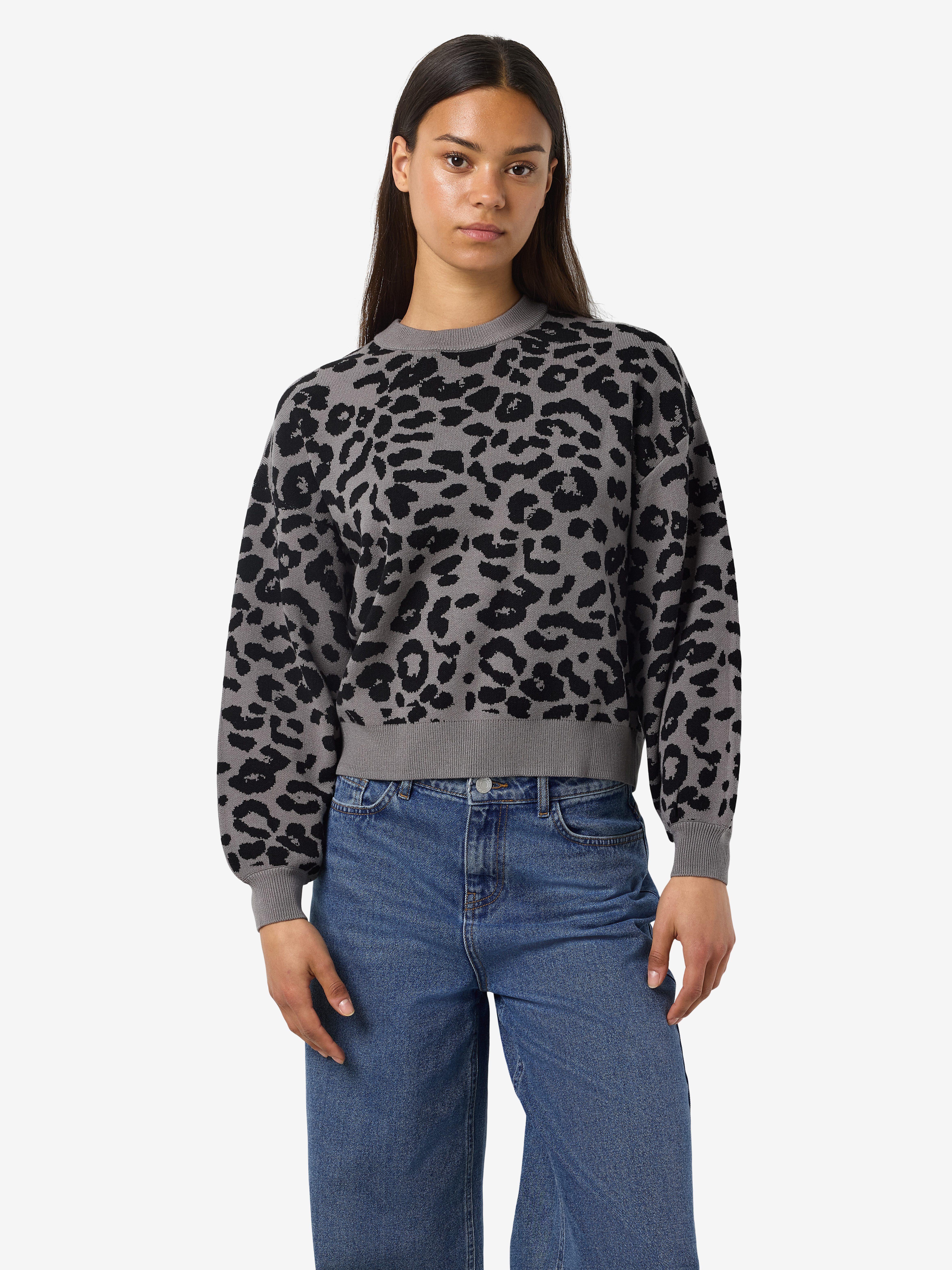 Noisy may Strickpullover NMCHARLOTT L/S O-NECK KNIT FWD NOOS günstig online kaufen