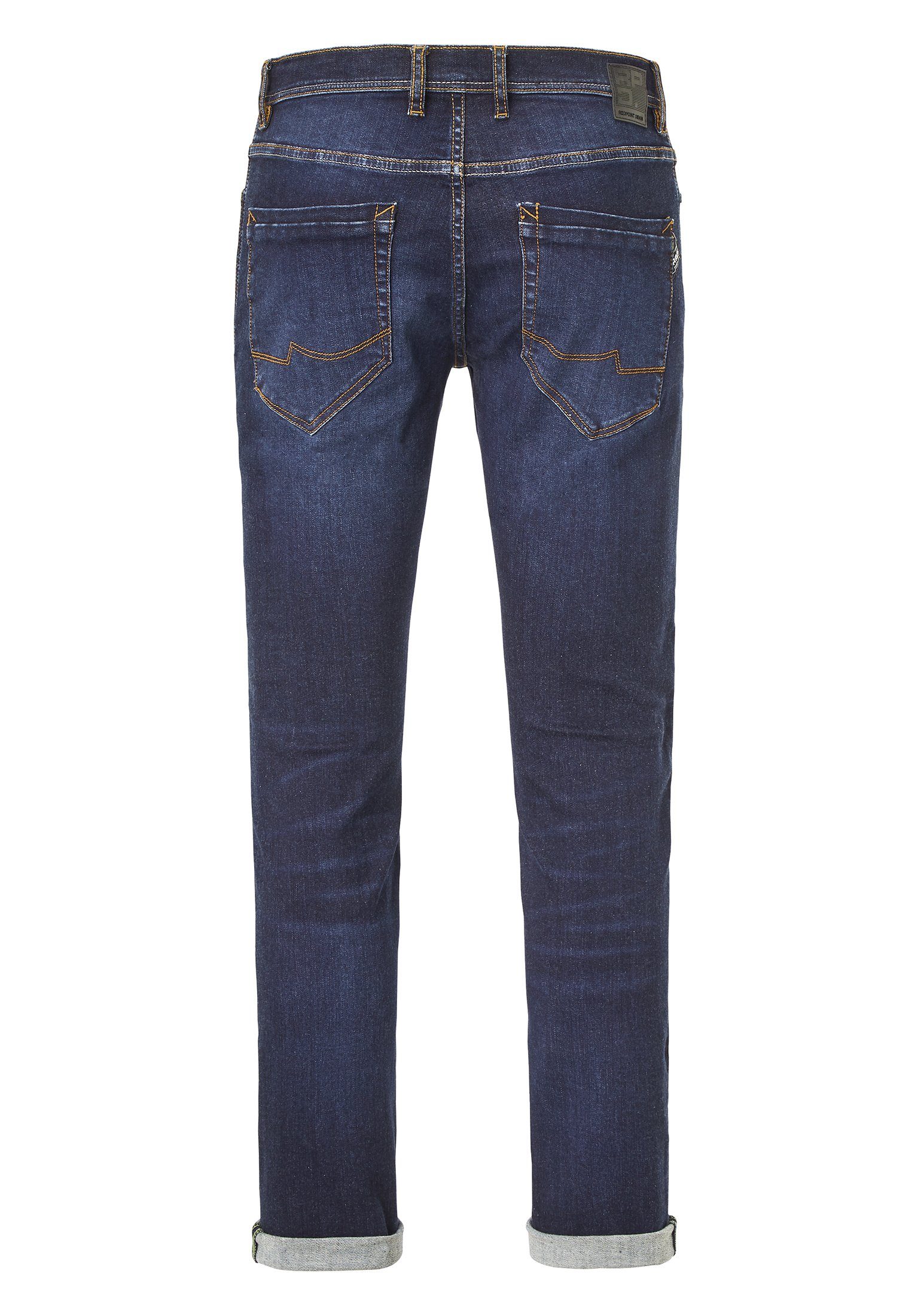 dark Redpoint Denim used 5-Pocket-Jeans Slim-Fit Kanata Jeans stone