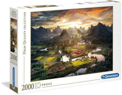 Clementoni® Puzzle High Quality Collection, Tal in China, 2000 Puzzleteile, Made in Europe