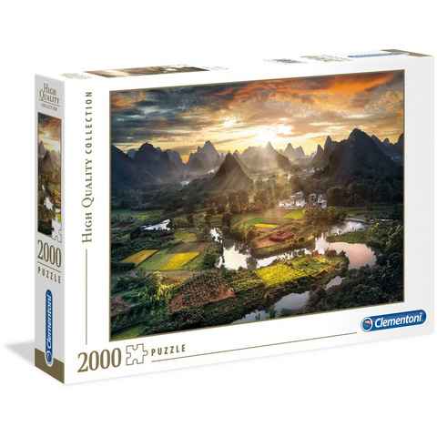 Clementoni® Puzzle High Quality Collection, Tal in China, 2000 Puzzleteile, Made in Europe