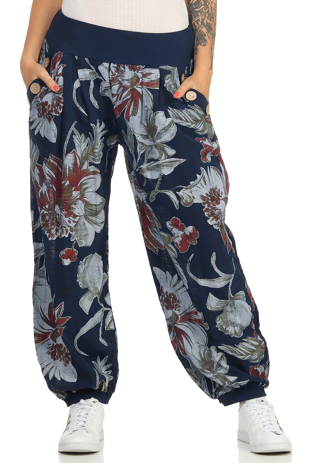 CLEO STYLE Stoffhose Damen Sommerhose 400 günstig online kaufen