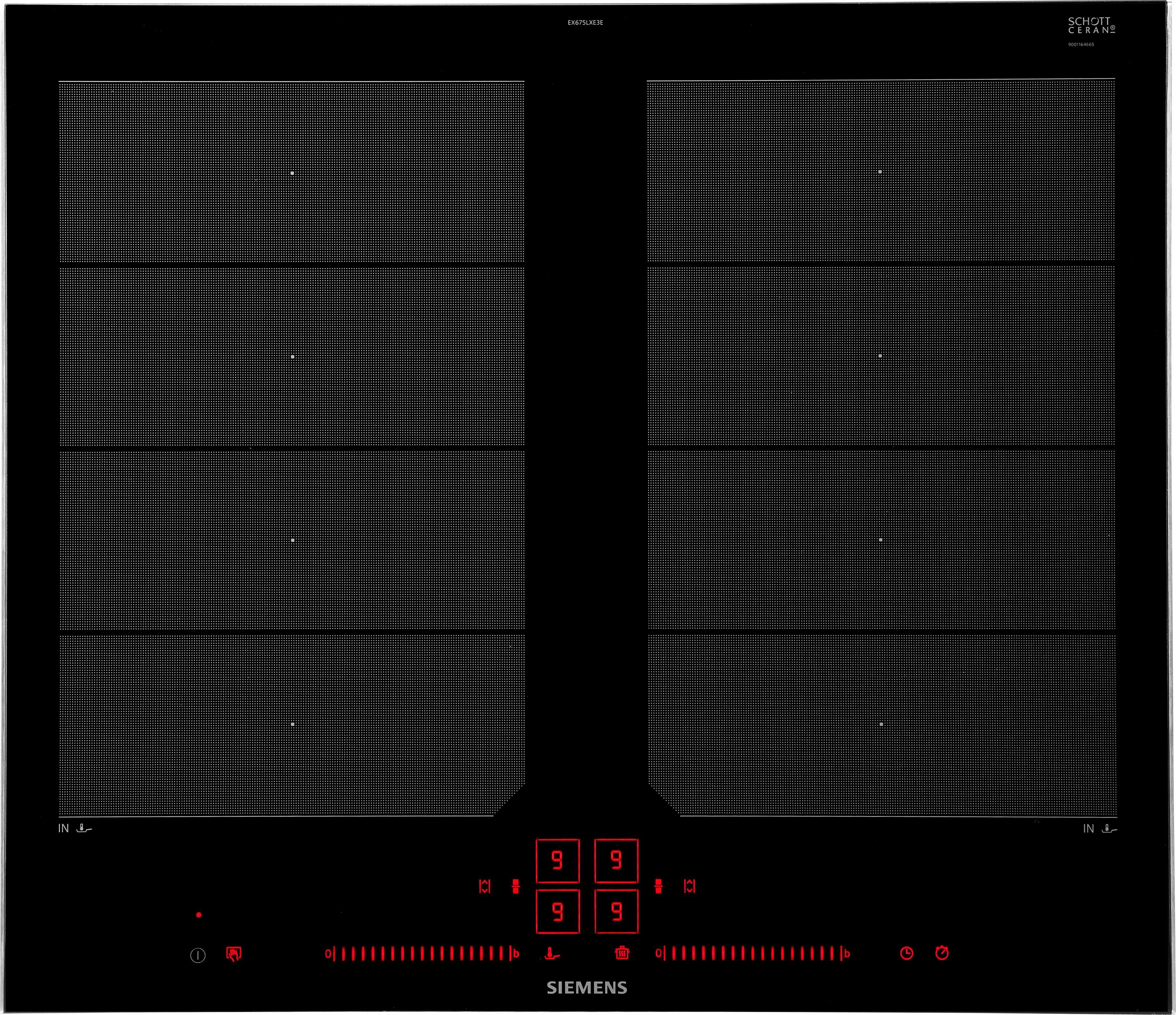 SIEMENS Flex-Induktions-Kochfeld SCHOTT CERAN® iQ700 Induktions-Kochfeld von CERAN® von Flex- EX675LXC1E, SCHOTT
