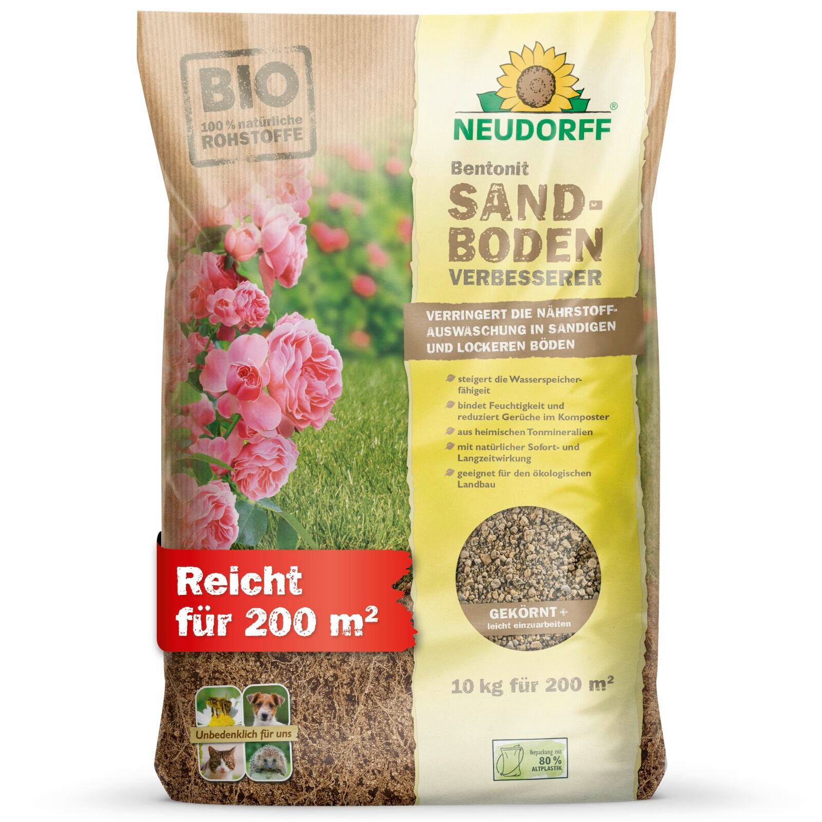 Rasendünger Bentonit Sandboden Verbesserer 10 kg