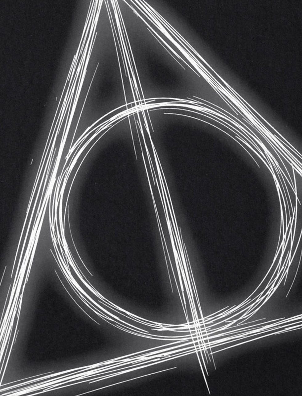 style3 T-Shirt Heiligtümer Magie Besen Deathly Hollows potter hogwarts günstig online kaufen