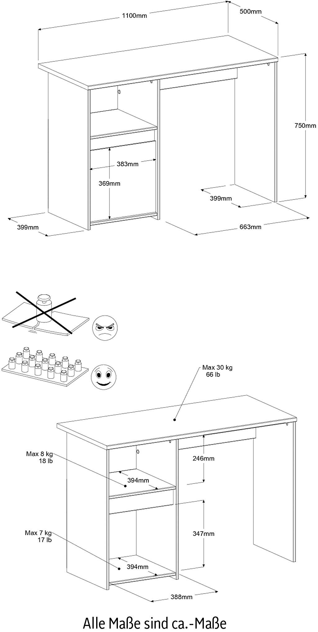 Jugendzimmer-Set Pirouette, Parisot 6-St) (Set,