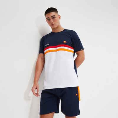 Ellesse T-Shirt H T-SHIRT mit Kontraststreifen