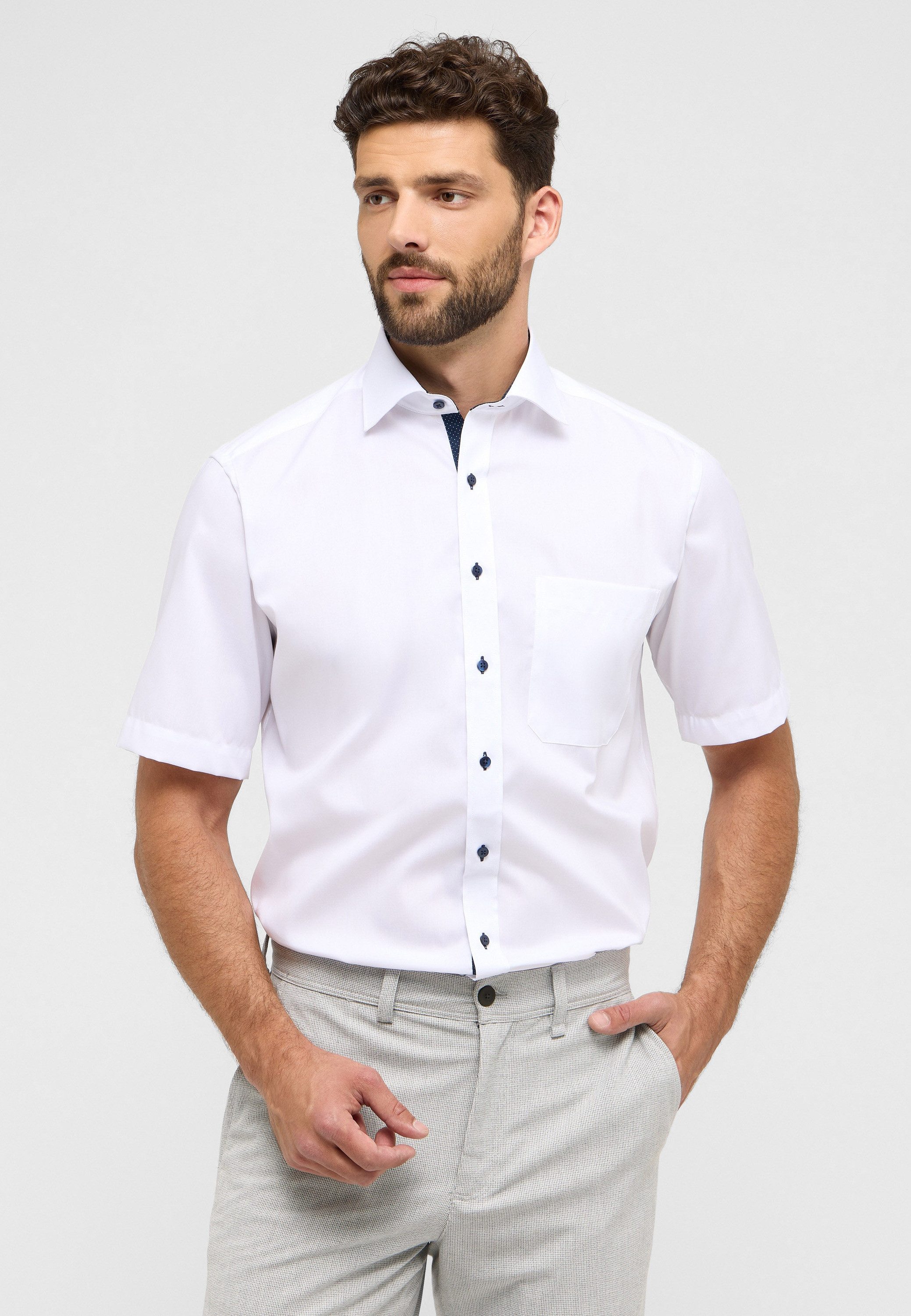 Eterna Kurzarmhemd COMFORT FIT NON IRON (bügelfrei)