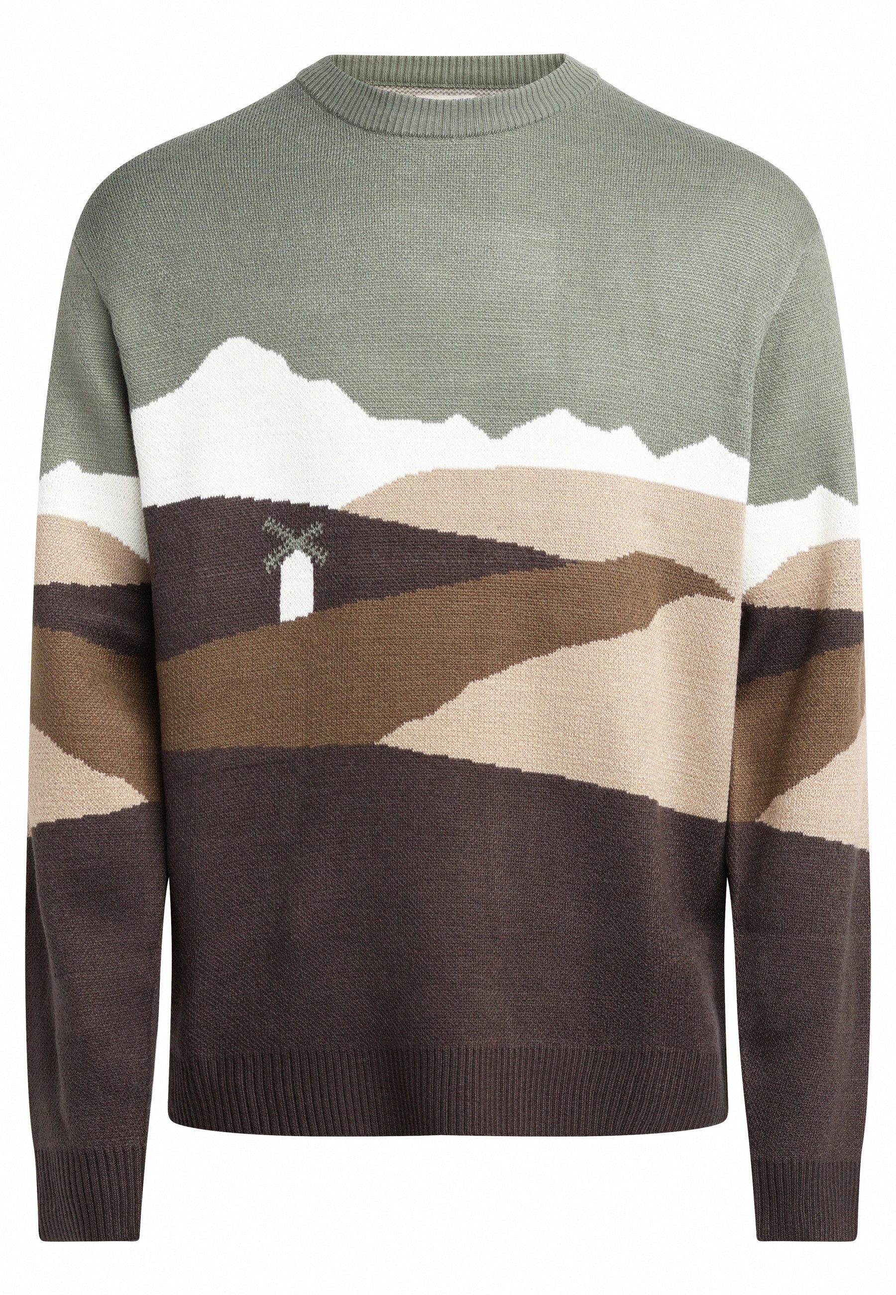 REDEFINED REBEL Rundhalspullover Redefined Rebel Knit RRColby Knit REGULAR FIT