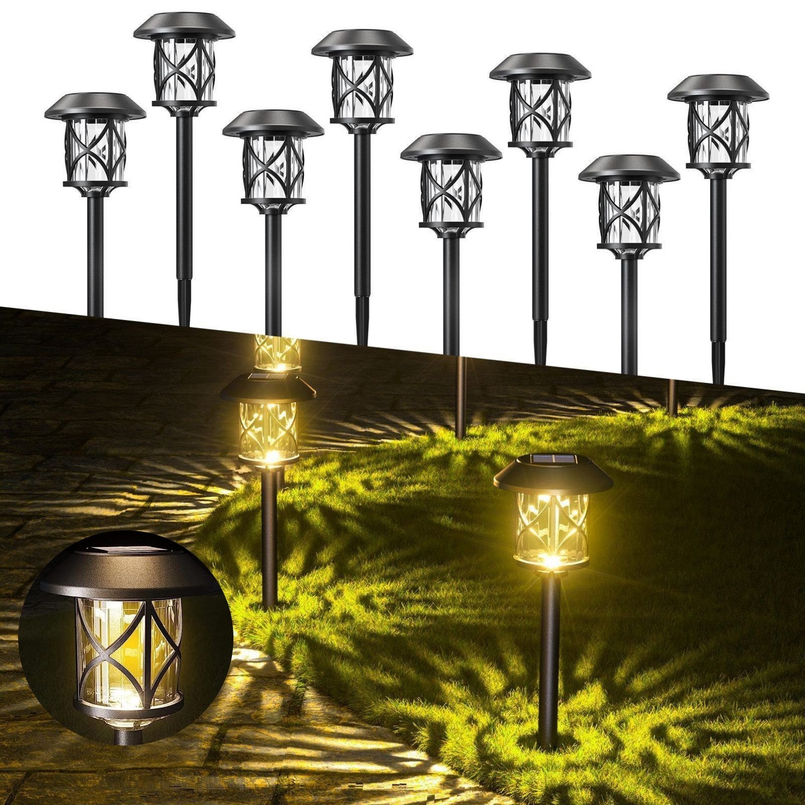 Elegear LED Solarleuchte 6/8 Stück Gartenleuchten günstig online kaufen